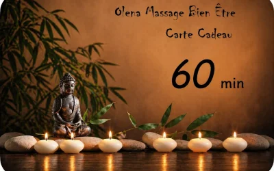 Carte cadeau massage 1 heure — 60€ — Un Temps pour Elle Carcassonne