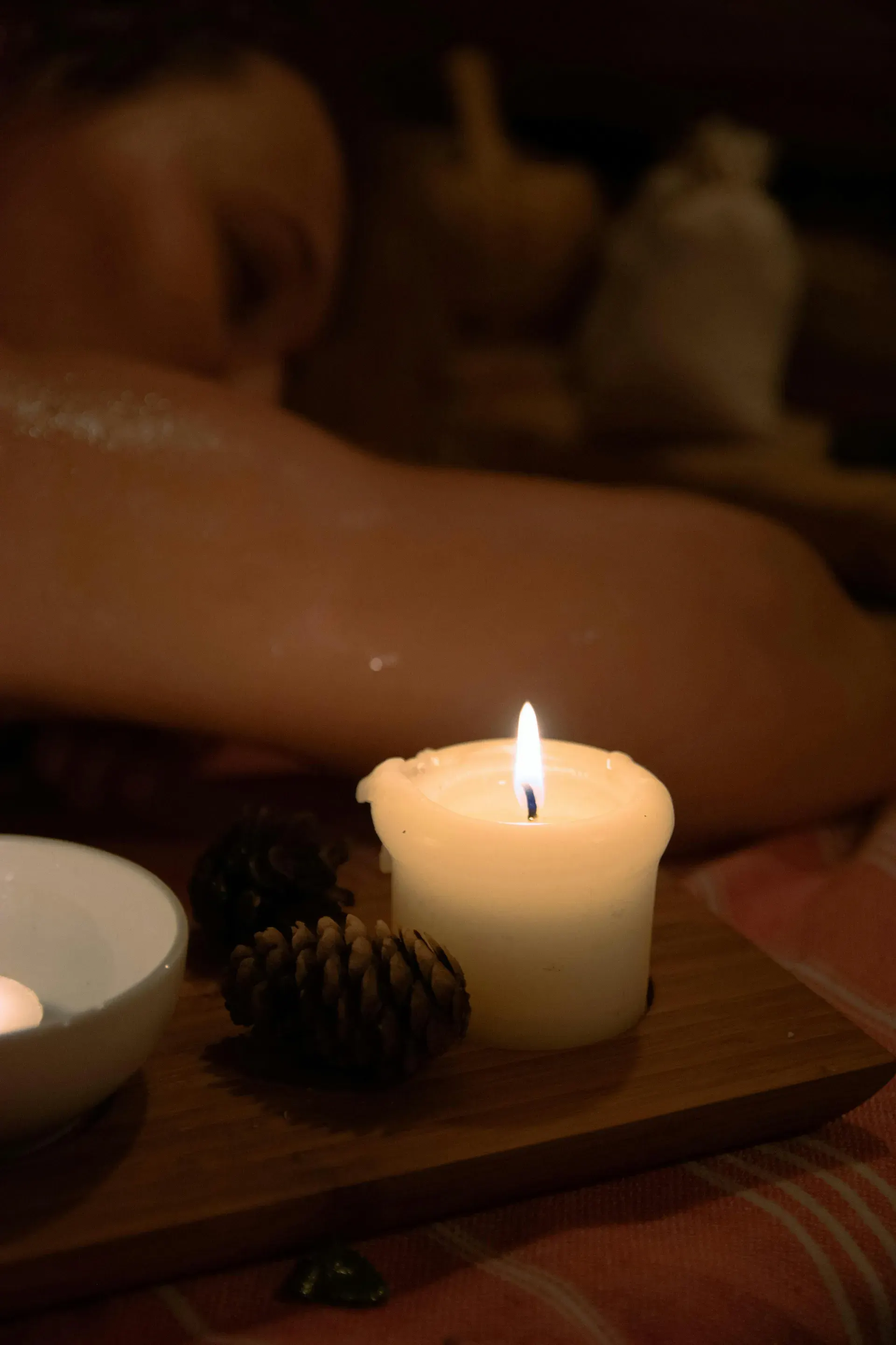 Massage aux bougies à Carcassonne à Carcassonne — cabinet Un Temps pour Elle